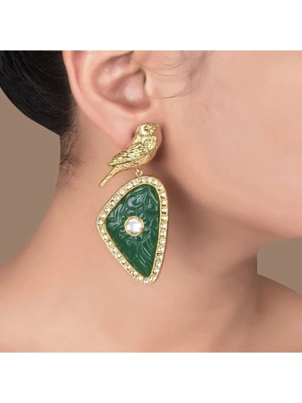 Vintage Bird Earrings Q139